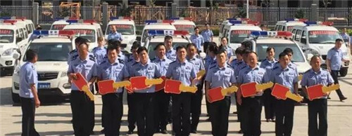 躍迪電動巡邏車發(fā)放儀式