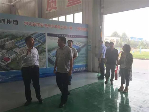 河北省交管局車駕管支隊機動車管理大隊領(lǐng)導(dǎo)到躍迪集團實地調(diào)研