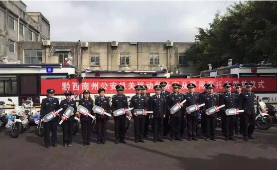 黔西南州公安局躍迪電動(dòng)巡邏車(chē)輛配發(fā)儀式順利完成