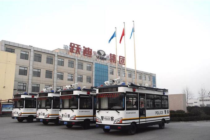 躍迪為年末治安助力-移動(dòng)警務(wù)室發(fā)往陜西現(xiàn)場(chǎng)