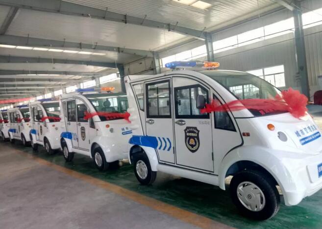 [助力春節(jié)城市建設]躍迪電動警用巡邏車發(fā)往江西省